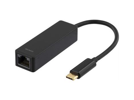 DELTACO USB 3.1 netværksadapter Gigabit (USBC-GIGA)