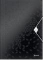 LEITZ 3-Klaffmappe WOW A4 PP Sort