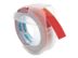 DYMO 3D Tape / 9mm x 3m / White Text / Red Tape