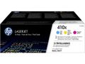 HP 3-pack CMY Laser Toner (No.410X)