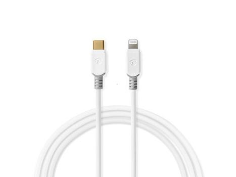 NEDIS Kabel NEDIS USB-C til lightning 1m (CCGW39650WT10)