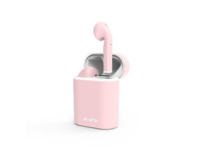 NORTH True Wireless Øreplugger TOUCH ONE Rosa (616701)