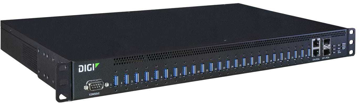 DIGI USB TO ETHERNET SERVER, 24 (51649)