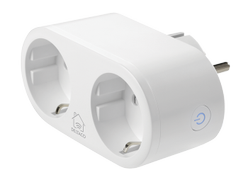 Deltaco Smart Home Veggplugg dobbel