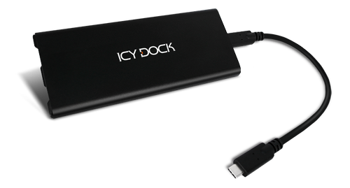 ICY DOCK Portable M.2 NVMe PCIe SSD to USB 3.2 Gen 2(10Gbps) External Enclosure (MB861U31-1M2B)