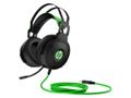 HP Pavilion 400 - Headset - fuld størrelse - kabling - 3,5 mm jackstik - syregrøn