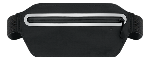 STREETZ Sport waist bag, reflective,  fits most mobile phones, black (SPO-003)