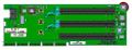 Hewlett Packard Enterprise x8/x16/x8 Riser Kit - Riser card - for ProLiant DL380 Gen10, DL385 Gen10