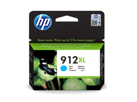 HP 912XL High Yield Cyan Ink (3YL81AE#BGY)