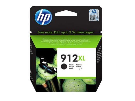 HP 912XL - 21.7 ml - High Yield - black - original - ink cartridge - for Officejet 80XX, Officejet Pro 80XX (3YL84AE#BGY)