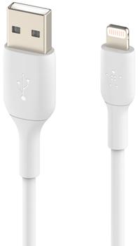 BELKIN Lightning to USB-A Cable (MFi) 2m White / CAA001bt2MWH (CAA001bt2MWH)