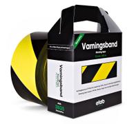 ETAB Varningsband 75mmx500m gul/svart