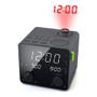 MUSE M-189 P Clock Radio FM projection USB-charge