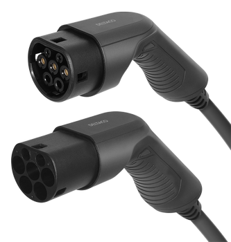 DELTACO e-Charge, cable type 2 - type 2, 3 phase, 32A, 10M (EV-32010)