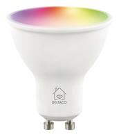 Deltaco SMART HOME LED lamp, GU10, WiFI 2.4GHz, 5W, 470lm