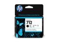 HP 712 - 80 ml - black - original - DesignJet - ink cartridge - for DesignJet Studio, T210, T230, T250, T630, T650