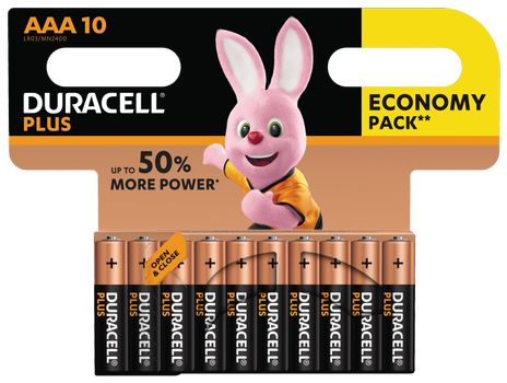 DURACELL Plus Power AAA, CP 10 pack bulk (5000394132481)