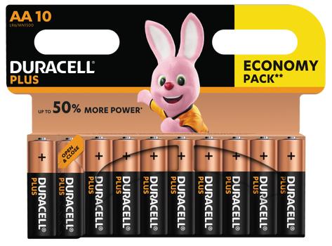 DURACELL Plus Power AA, CP 10 pack bulk (5000394132450)