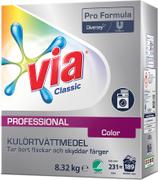 VIA Tvättmedel Via Professional Color Plus Parfymerad 8,32kg
