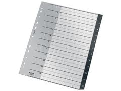 LEITZ Plastregister recycle A4 1-12