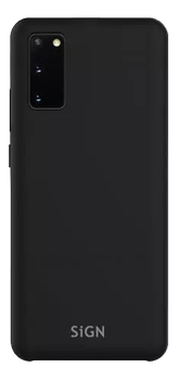 SIGN Liquid Silicone Case for Samsung Galaxy S20 Plus - Black (SN-SILKS20PLBLK)
