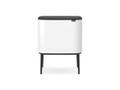BRABANTIA BO vippelågsspand White 3x11 ltr