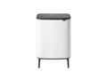 BRABANTIA BO High vippelågsspand 2x30L White