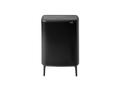 BRABANTIA BO High vippelågsspand 2x30L Matt Black