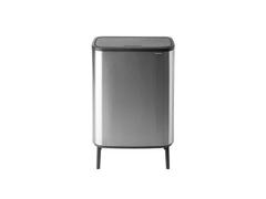 BRABANTIA BO High vippelågsspand 2x30L Matt Steel