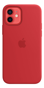 APPLE IPHONE 12 PRO SILICONE CASE WITH MAGSAFE - (PRODUCT)RED (MHL63ZM/A)