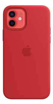 APPLE Silikondeksel 12/12 Pro, Rød Deksel til iPhone 12/12 Pro m/MagSafe (MHL63ZM/A)