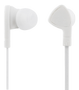 STREETZ in-ear headset, 1-button remote, 3.5mm, microphone, white