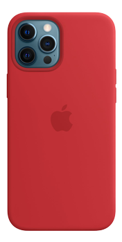 APPLE iPhone 12 Pro Max Silicone Case with MagSafe - (PRODUCT)RED (MHLF3ZM/A)