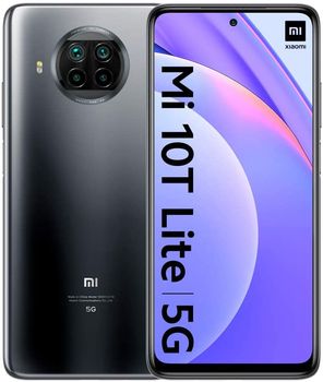 XIAOMI Mi 10T Lite 5G Smartphone 6/64GB Dual-SIM pearl gray EU (MZB07XDEU)