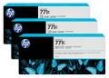 HP 771C 3-pakning 775 ml foto svart Designjet-blekkpatroner