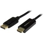 STARTECH DisplayPort to HDMI Converter Cable - 2m - 4K	 (DP2HDMM2MB)