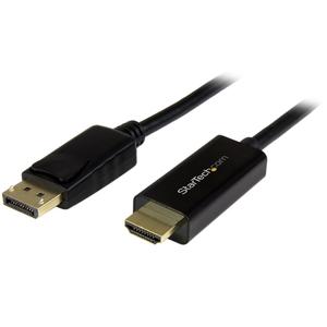 STARTECH DisplayPort to HDMI Converter Cable - 2m - 4K (DP2HDMM2MB)