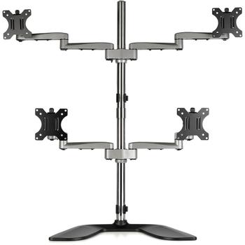 STARTECH QUAD-MONITOR STAND - FOR UP TO 32IN VESA MOUNT MONITORS DESK (ARMQUADSS)