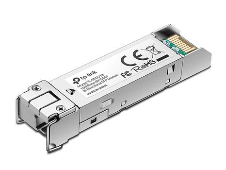 TP-LINK Gigabit Single-Mode WDM Bi-Directional SFP Module SPEC: TX:1310nm/ RX:1550nm,   Single-mode,   10km (TL-SM321B)
