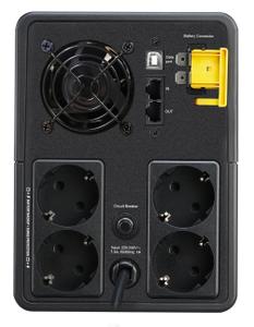 APC Back-UPS 1600VA 230V 900W AVR 4 Schuko outlets (BX1600MI-GR)
