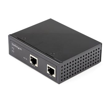 STARTECH Industrial Gigabit PoE Injector 90W 802.3bt PoE++ UPoE Injector 48V-56VDC -40C to +75C (POEINJ1G90W)