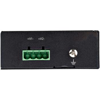 STARTECH Industrial Gigabit PoE Injector 90W 802.3bt PoE++ UPoE Injector 48V-56VDC -40C to +75C (POEINJ1G90W)