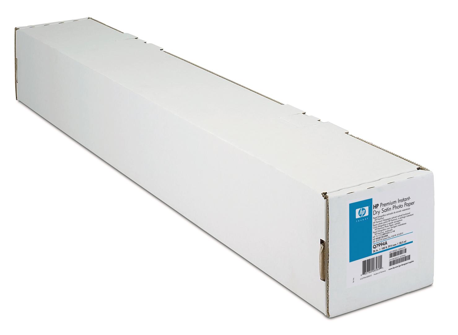 HP - Premium Instant-dry Satin Photo Paper - fotopapir - sateng - 1 rull(er) - Rull (106,7 cm x 30,5 m) - 260 g/m²