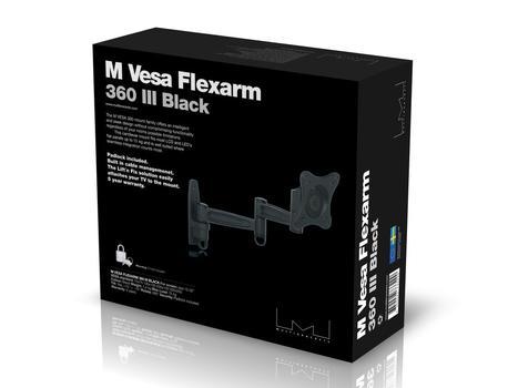 MULTIBRACKETS M VESA Flexarm 360 III Black 75x75/ more (7350022733299)