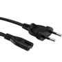 ORIGIN STORAGE EUROPEAN FIGURE OF EIGHT CABLE . Zwart 1,5 m Netstekker type C C7 stekker