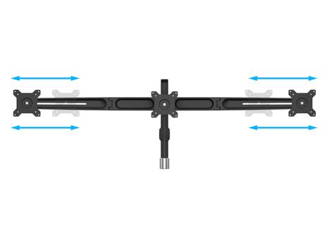 MULTIBRACKETS M VESA Desktopmount Triple Arm Expan Kit (7350022735002)