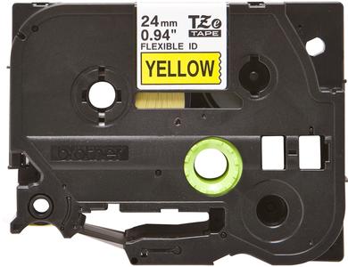 BROTHER Tape/24mm black on yellow f P-Touch (TZEFX651)