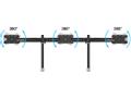 MULTIBRACKETS M VESA Desktopmount Triple Stand 24''-32 (7350073731329)