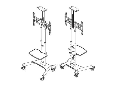 MULTIBRACKETS Floorstand Publi Basic incl Shelf&cameraholder (7350073732319)