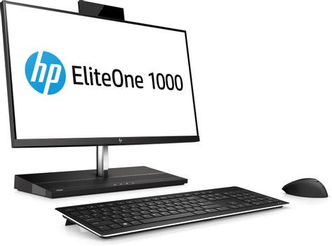 HP EliteOne 1000 G1 AiO i5-7500 23.8inch FHD NT Adjust 8GB DDR4-2400 256GB SSD UMA Wlan Intel 8265 AC 2x2 BT W10P 3YW (ML) (2LU11EA#UUW)
